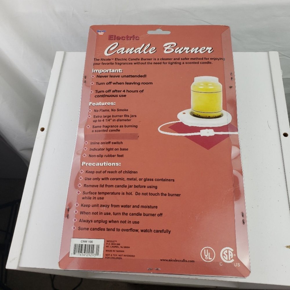 Nicole Electric Candle Burner NWT - Picture 3 of 3